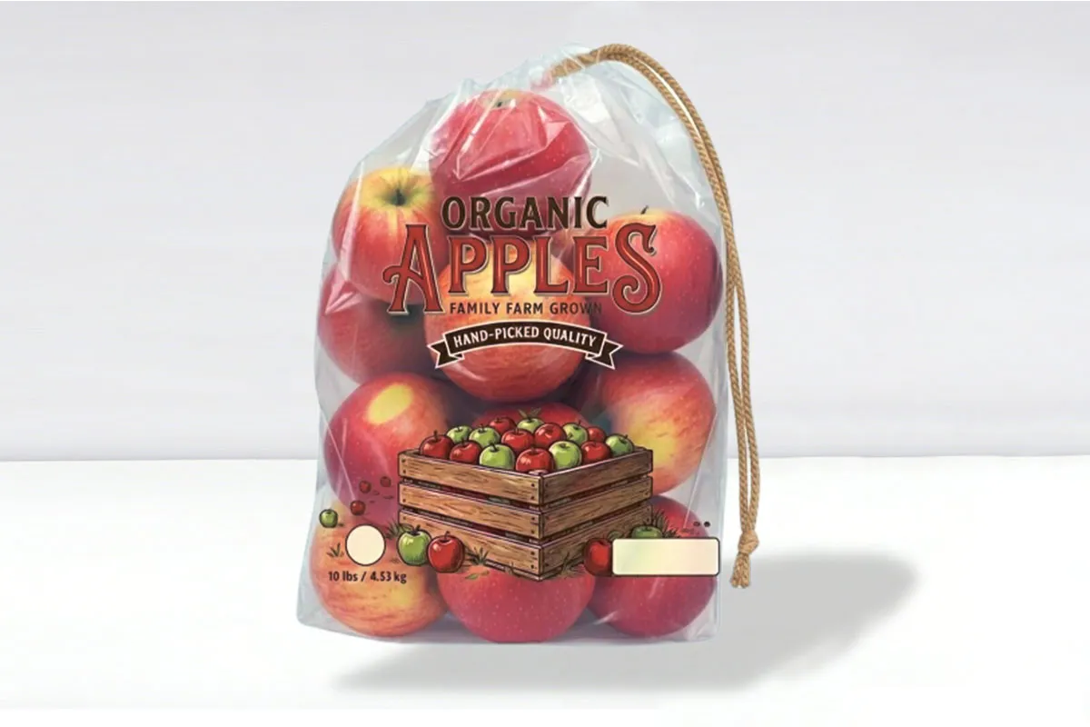 Drawstring Bag for Red Apple (Style-1)